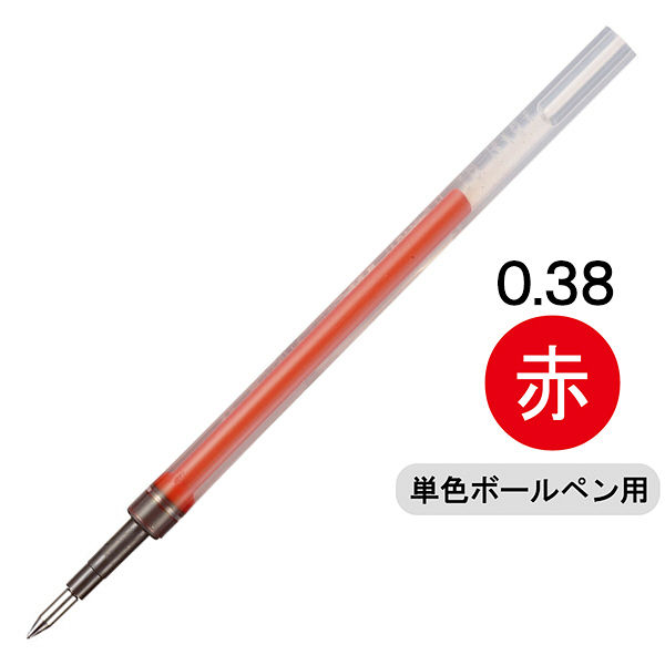 三菱鉛筆 ゲルボールペン ユニボール シグノ307 0.38 赤 10本 UMN30738