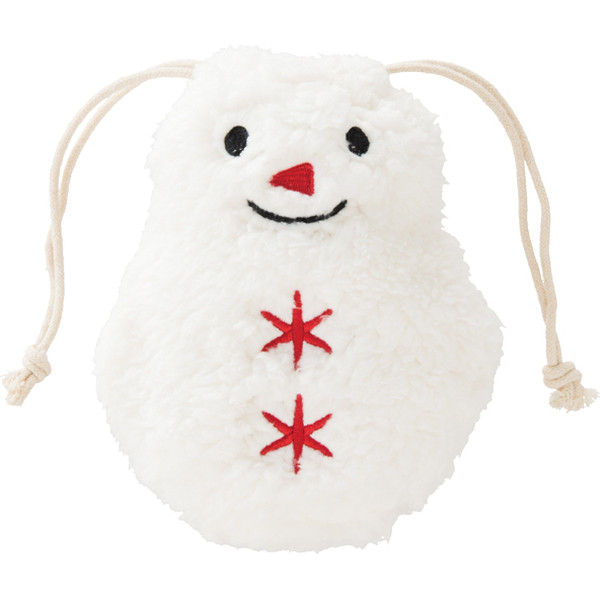 ヘッズ クリスマス雪だるま巾着バッグ-S XYU-KBS 1セット（30枚：10枚×3パック）（直送品）