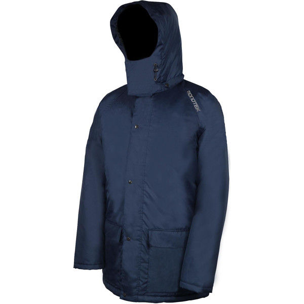 ケイワーク 中綿フード付コート ブルー L W270-BL-L（取寄品）