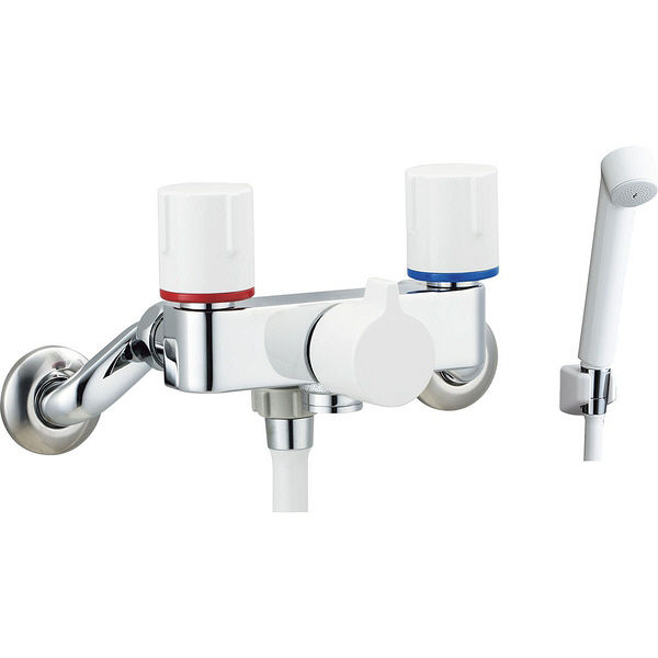 LIXIL 洗い場専用2ハンドルシャワー水栓 BF-WL205H（直送品） - アスクル