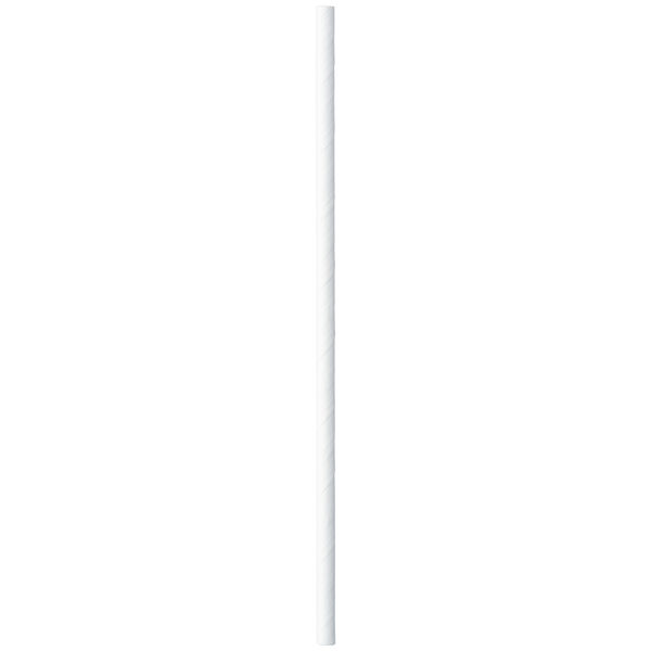 STRAWLAND ペーパーストロー ホワイト 裸 PSN-W 1セット（600本：200本入×3箱）
