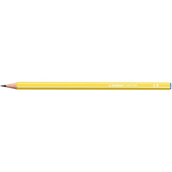 スタビロ ペンシル[PENCIL]160 2B/イエロー 160-05-2B 1セット（24本入）（直送品）