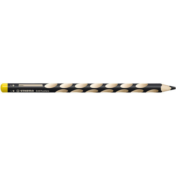 スタビロ 持ち方学習色鉛筆（左利き用）［EasyColors］ブラック 331-750 1セット（12本入）（直送品）