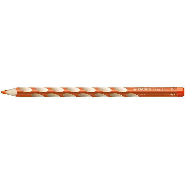 スタビロ 持ち方学習色鉛筆（右利き用）［EasyColors］オレンジ 332-221 1セット（12本入）（直送品）