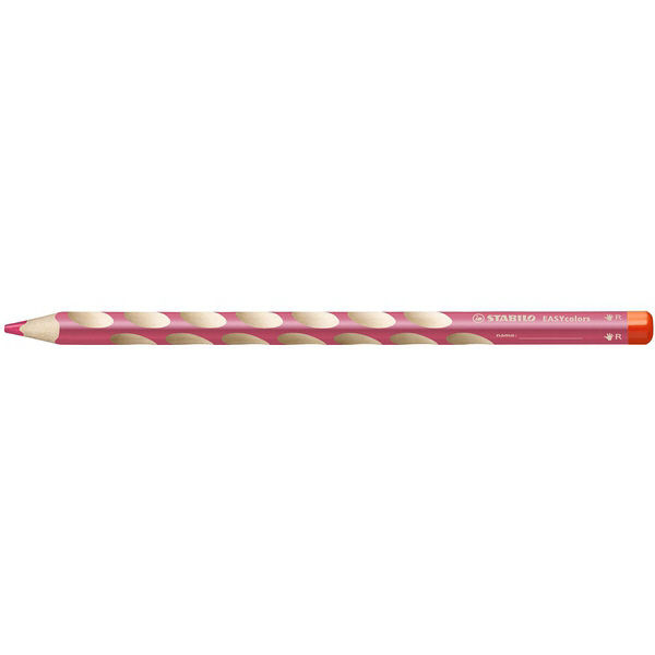 スタビロ 持ち方学習色鉛筆（右利き用）［EasyColors］ピンク 332-350 1セット（12本入）（直送品）