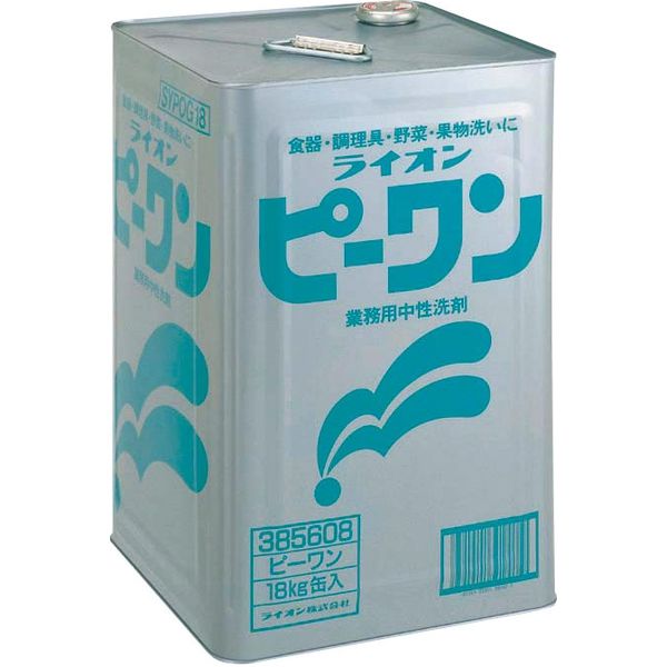 ピーワン 食器用洗剤 詰め替え 業務用 18kg　中性（取寄品）