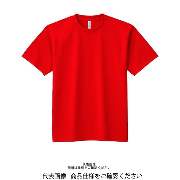 トムス ドライTシャツ レッド SS 00300-ACT-010-SS 1セット(5枚
