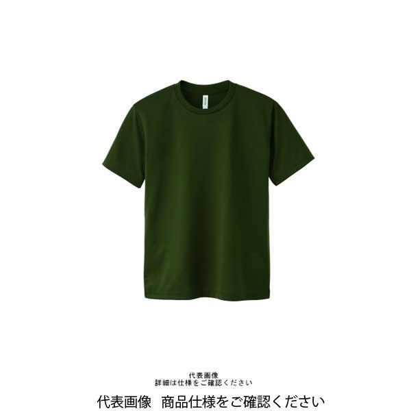 トムス ドライTシャツ アーミーグリーン SS 00300-ACT-037-SS 1