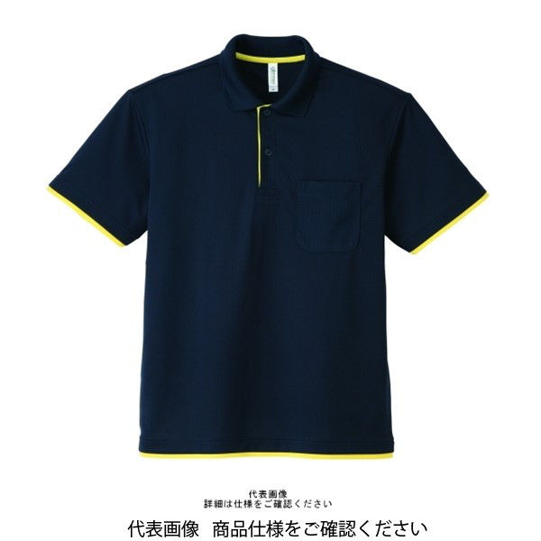 ★激レア★　シャイニングアークス　支給品ポロシャツ（ネイビー） 4．1oz ドライアスレチックポロシャツ 5910－01