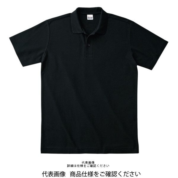 トムス カジュアルポロシャツ ブラック S 00193-CP-005-S 1セット(2枚)（直送品）