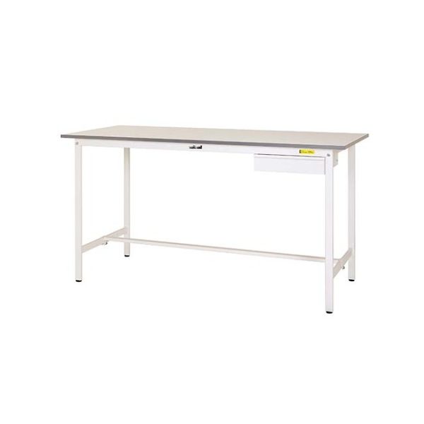 山金工業 ワークテーブル150シリーズ 固定式キャビネット付 H950mm SUPHー750UーWW SUPH-750U-WW 1個（直送品）