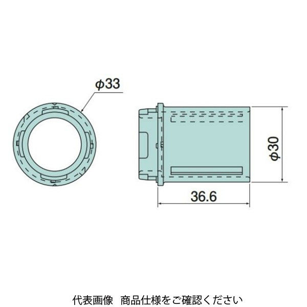 日動電工 カチコネ2号コネクタ22 グレー Hi 2K22ZGHW 1セット(120ケ)（直送品）