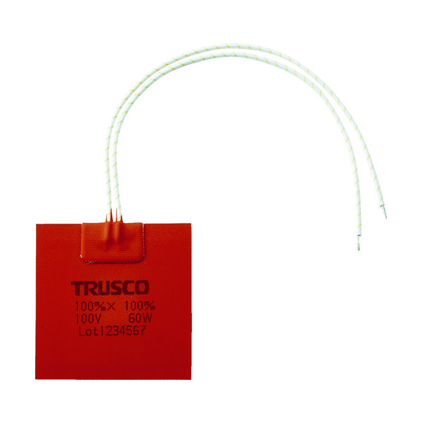 トラスコ中山 TRUSCO ラバーヒーター 50mmX100mm TRBH50-100 1枚(1本) 115-5980（直送品）