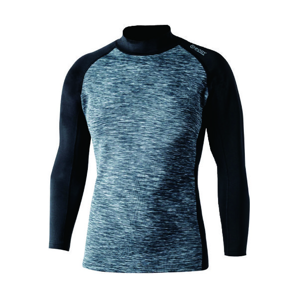 おたふく BTヒートブースト ヘビーウェイト ロングスリーブ ハイネックシャツ カモフラ/ブラック 3L JW-186-49-3L（直送品）