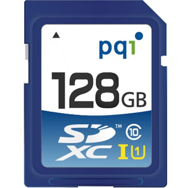 SDXCカード 128GB Class10 UHS-I対応 永久保証 （国内正規品） SD10U11-128 PQI