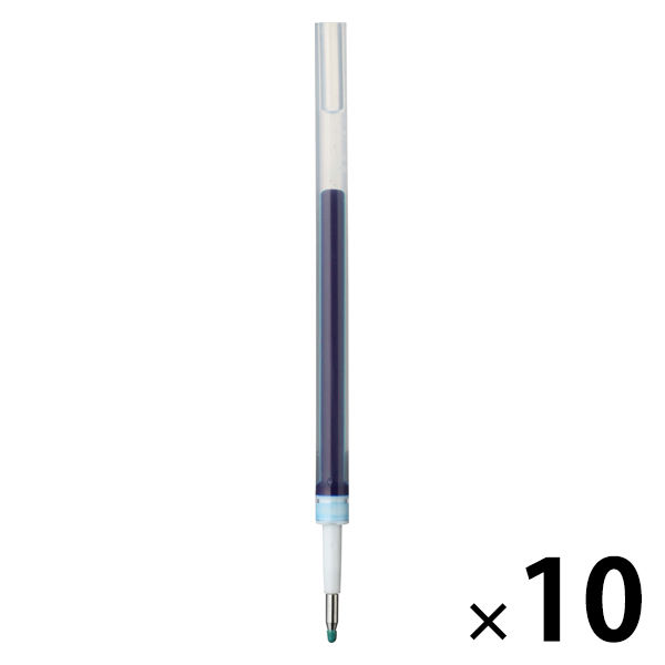 無印良品 替芯 ゲルインキボールペン 0.38mm 青 1箱（10本入） 良品