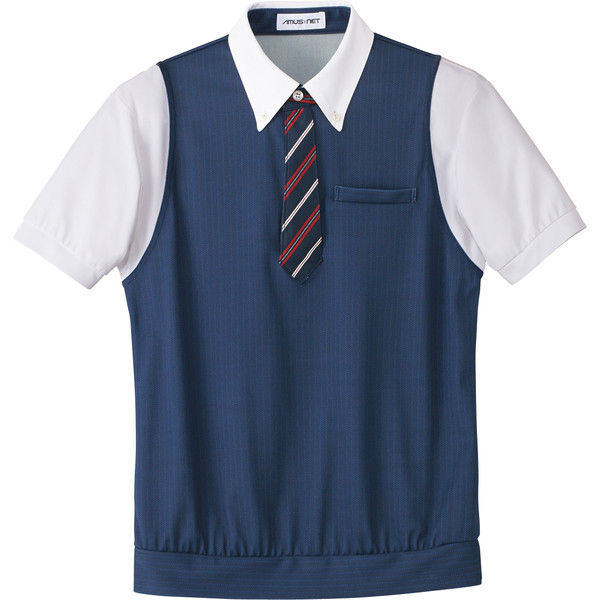 カーシーカシマ ポロシャツ ネイビー SS ASP268（取寄品）