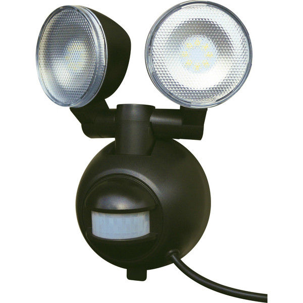 マクサー電機 屋外用LEDセンサーライト 8W AC電源 M8W-SLED（直送品）
