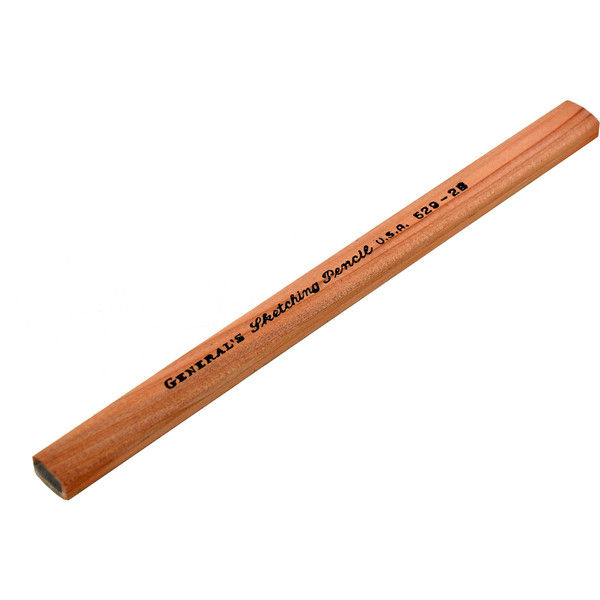 General Pencil フラットスケッチペンシル 529-2B 239002 1セット（24本）（直送品）