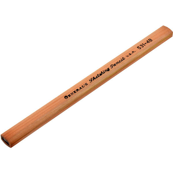 General Pencil フラットスケッチペンシル 531-4B 239003 1