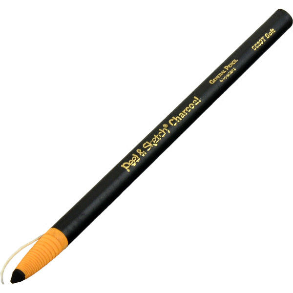 General Pencil 紙巻チャコールペンシル5633T SOFT 239017 1セット（12本）（直送品）