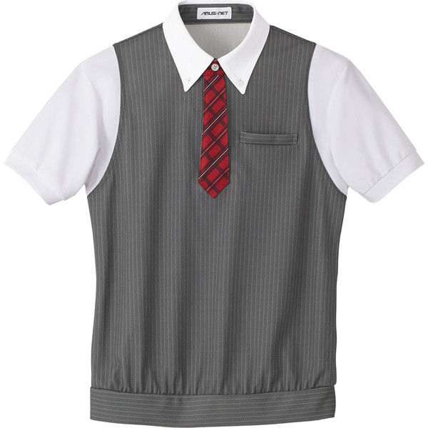 カーシーカシマ ポロシャツ グレー S ASP268（取寄品）
