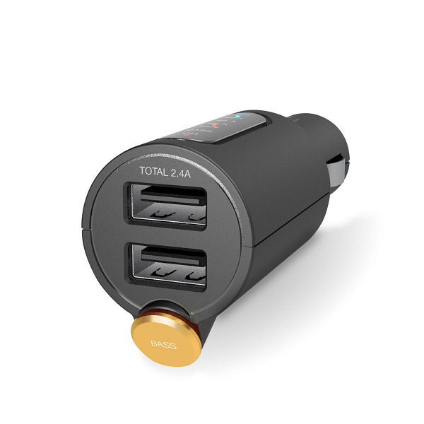 エレコム FMトランスミッター/Bluetooth/USB2ポート付/2.4A