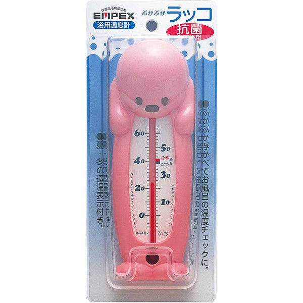 ぷかぷかラッコ（浮型湯温計）ピンク TG-5203 2個 エンペックス気象計（直送品）
