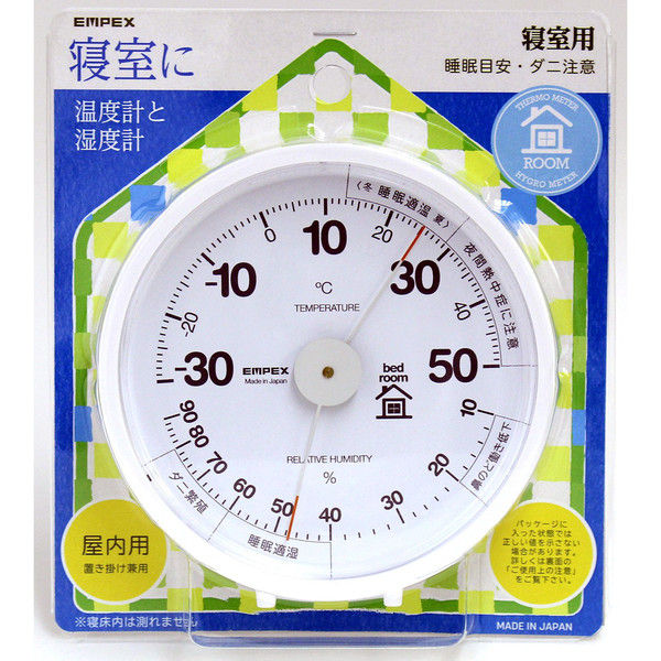 おうちルーム温湿度計 寝室用 TM-6361 エンペックス気象計（直送品）