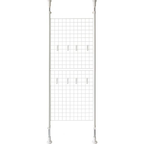 宮武製作所 突っ張りスクリーン 幅640×奥行70×高さ2880mm ホワイト SK-640_WH 1台（直送品）