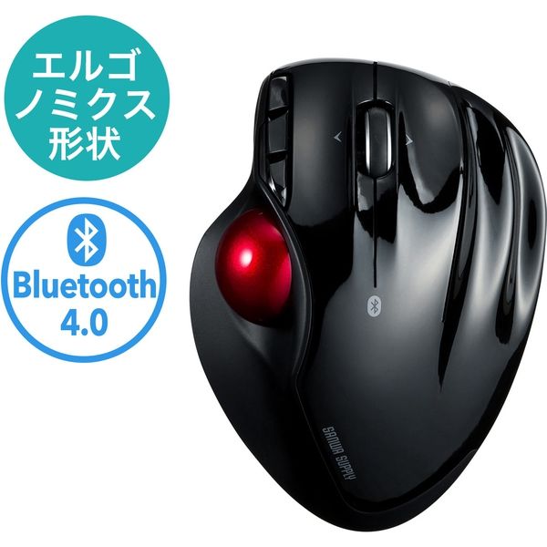 ワイヤレスマウス　無線　Bluetooth　5ボタン　大型サイズ　レーザー　400-MA099BK　サンワサプライ　１個（直送品）