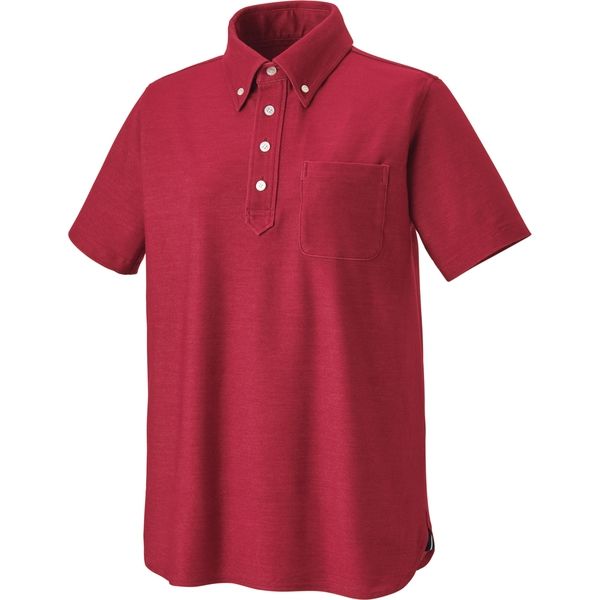 KAZEN 杢ニットシャツ APK239-15-4L（直送品）