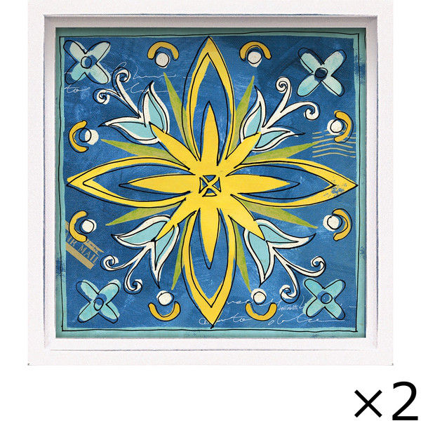 ユーパワー ロハス アート アンネ タヴォレッティ サンタイル1 LA-01230 1セット（2枚）（直送品）