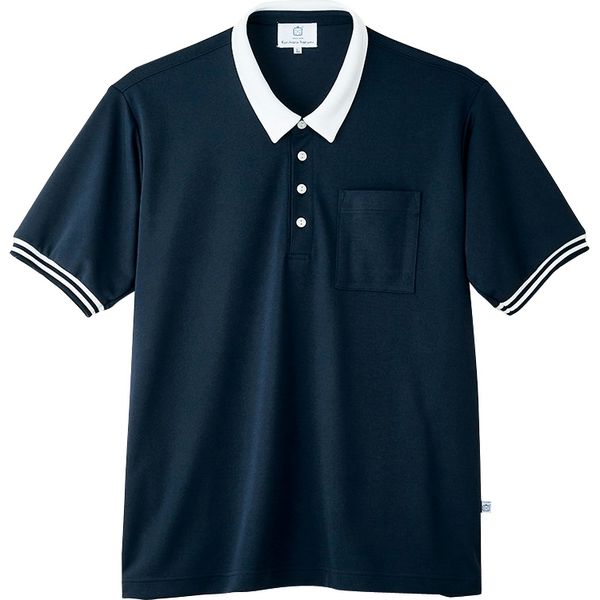 トンボ ポロシャツ ニットシャツ 4K21006 ネイビー L 1枚（取寄品）