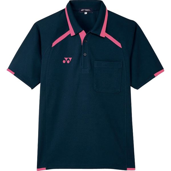 トンボ ポロシャツ ニットシャツ CY300 ネイビー×チェリーピンク L 1枚（取寄品）