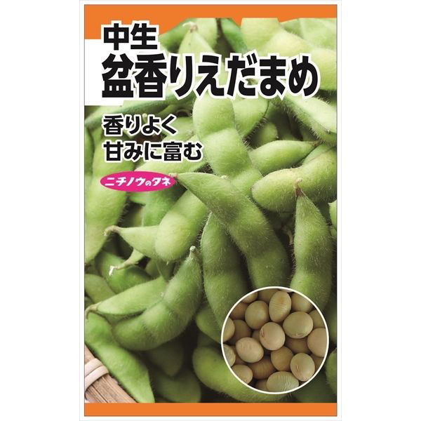 ニチノウのタネ 盆香り枝豆（中生） 日本農産種苗 4960599175908 1セット（5袋入）（直送品）