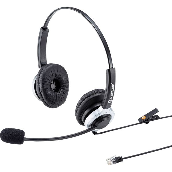 サンワサプライ 電話用ヘッドセット（両耳タイプ） MM-HSRJ01 1個