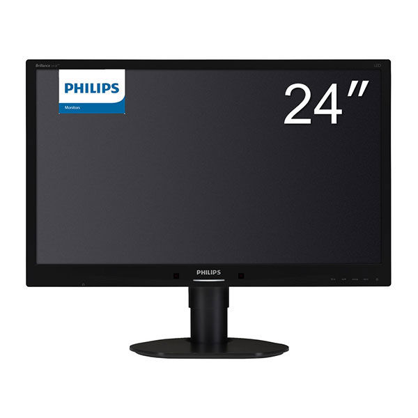 フィリップス 24インチワイド液晶モニター 241B4LPYCB/11 フルHD(1920×1080)/DisplayPort/D-sub/DVI-D  1台