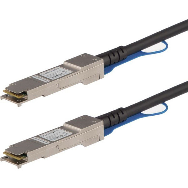 MSA準拠DAC ケーブル 0.5m　QSFP40GPC05M　1個　StarTech.com（直送品）