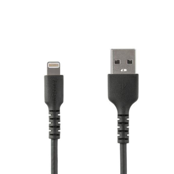 高耐久Lightning - USB-Aケーブル／2m　RUSBLTMM2MB　1個　StarTech.com（直送品）