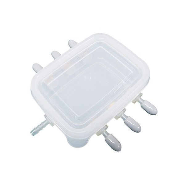 シナノ製作所 麻酔マスク用分岐コック(6方分岐ボックス) 2-1313-23 1個（直送品）