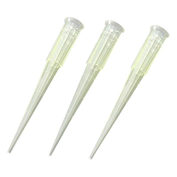 アズワン ビオラモサクラチップ(ラックパック) 200μL イエロー 1ケース(96本×10ラック入) V-200RH 1ケース(960本)（直送品）