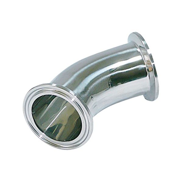 コンサス ヘルール継手 ヘルール45°エルボ 2S EQ-FS1-2S 1個 3-8346-03（直送品）