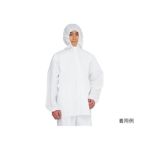 アズワン アズツールセパレートディスポウェア ジャンパー(フード付き) L 3-8707-03 1枚（直送品）