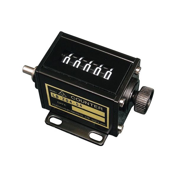 京北計器工業 レボリューションカウンター 63.4×36.6×31.7mm 回転軸左 LB204-54 1台 3-8768-02（直送品）