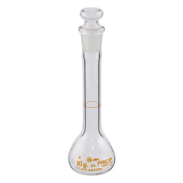 コーニングインターナショナル メスフラスコ(JIS規格) 20mL 5640JIS-20 1個 3-495-03（直送品）