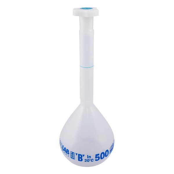 アズワン PP製メスフラスコ 500mL PPMSー500 3-8265-05 1個（直送品）