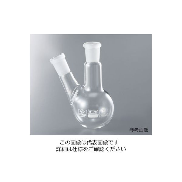 アズワン 二つ口丸フラスコ 1000mL 1個 3-8268-11（直送品）