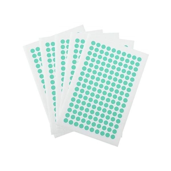 アズワン クライオドット Φ7mmタイプ ミント 160ドット×5シート入 WRPLT-7MT 1袋(800ドット) 3-8722-07（直送品）