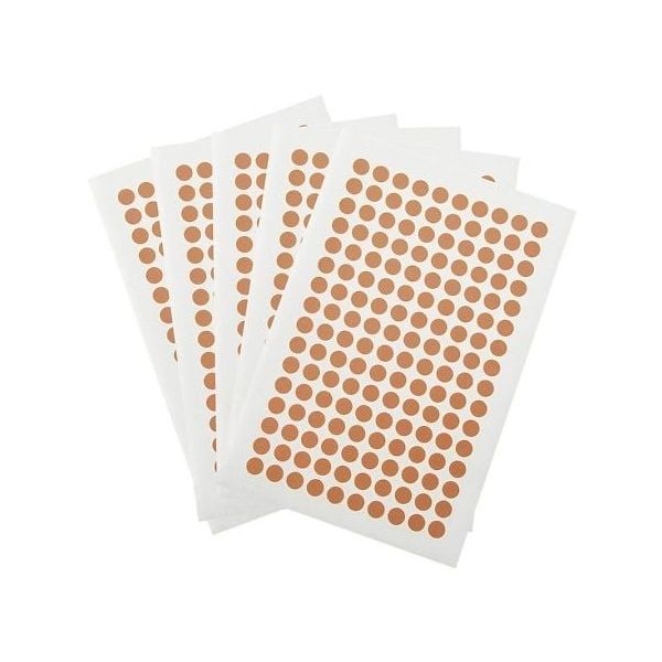 アズワン クライオドット Φ7mmタイプ モカ 160ドット×5シート入 WRPLT-7BR 1袋(800ドット) 3-8722-13（直送品）